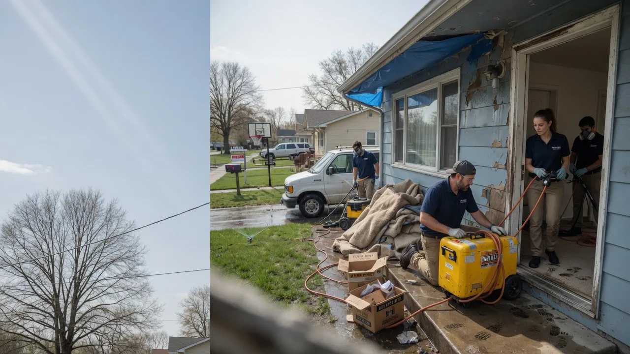 Basement Flood Cleanup in North Olmsted, OH near me